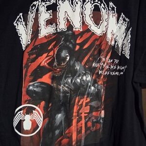 Venom CVLA marvel Collab Graphic Black T-Shirt (MISPRINT)